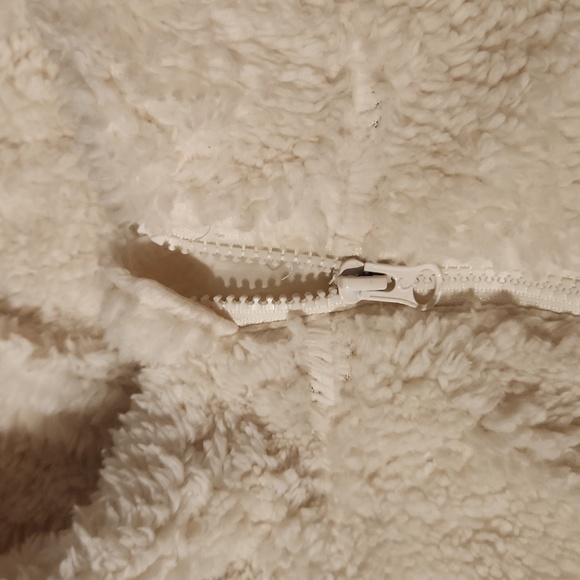 Zyia Active Hooded Teddy Vest #1349 Cream White Womens XXL NWT - Picture 5 of 7